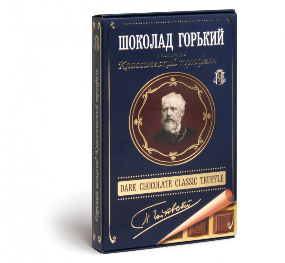  Фабрика Томер  Горький шоколад ТРЮФЕЛЬ классический (Чайковский), 112г в Саратове